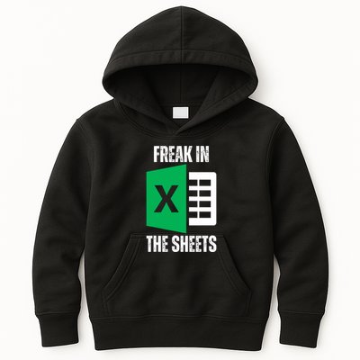 Freak In The Sheets Excel Spreadsheet Funny Office Jokes Kids Hoodie