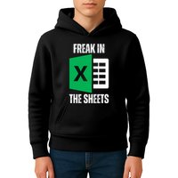 Freak In The Sheets Excel Spreadsheet Funny Office Jokes Kids Hoodie