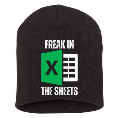 Freak In The Sheets Excel Spreadsheet Funny Office Jokes Short Acrylic Beanie