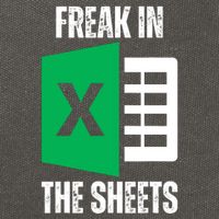 Freak In The Sheets Excel Spreadsheet Funny Office Jokes Cotton Canvas Backpack