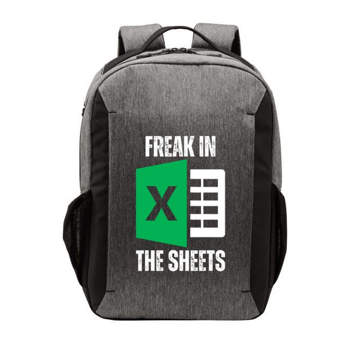 Freak In The Sheets Excel Spreadsheet Funny Office Jokes Vector Backpack