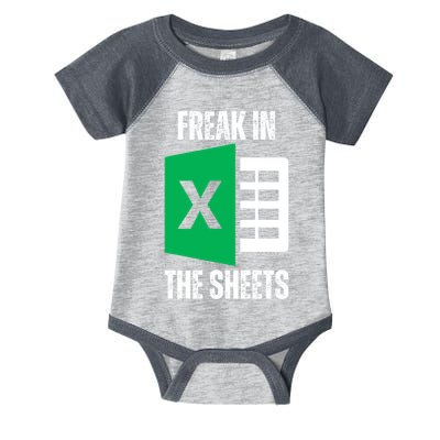 Freak In The Sheets Excel Spreadsheet Funny Office Jokes Infant Baby Jersey Bodysuit