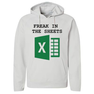 Freak In The Excel Sheets Performance Fleece Hoodie