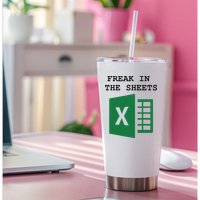 Freak In The Excel Sheets Permanent Decal Sticker