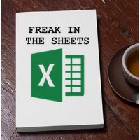 Freak In The Excel Sheets Permanent Decal Sticker