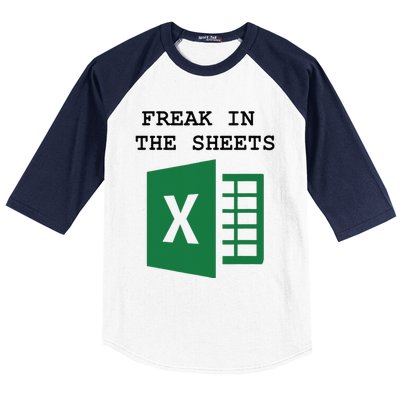 Freak In The Excel Sheets Baseball Sleeve Shirt