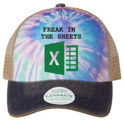 Freak In The Excel Sheets Legacy Tie Dye Trucker Hat