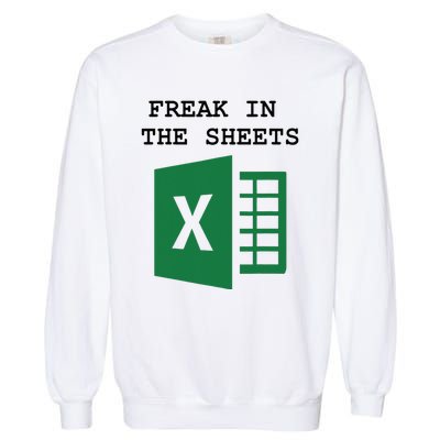 Freak In The Excel Sheets Garment-Dyed Sweatshirt