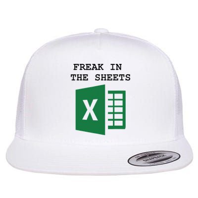 Freak In The Excel Sheets Flat Bill Trucker Hat