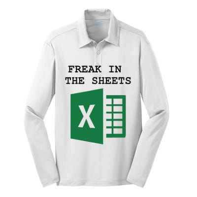 Freak In The Excel Sheets Silk Touch Performance Long Sleeve Polo