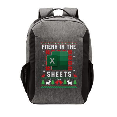 Freak In The Sheets Excel Ugly Christmas Sweater Vector Backpack