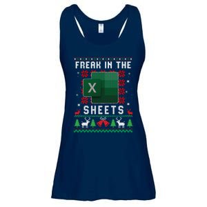 Freak In The Sheets Excel Ugly Christmas Sweater Ladies Essential Flowy Tank