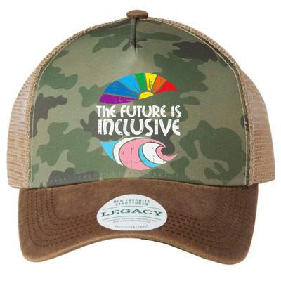 Future Inclusive Tran Pride Lgbt Legacy Tie Dye Trucker Hat