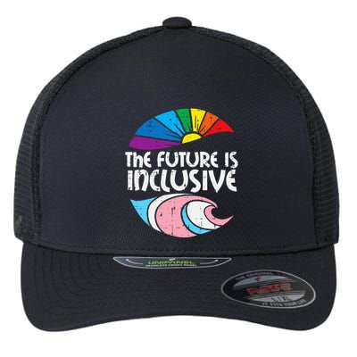 Future Inclusive Tran Pride Lgbt Flexfit Unipanel Trucker Cap