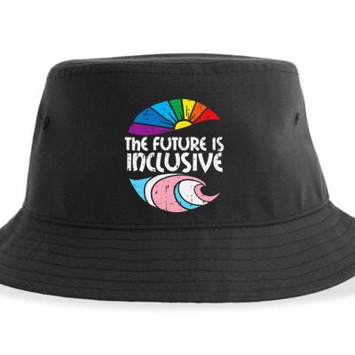 Future Inclusive Tran Pride Lgbt Sustainable Bucket Hat