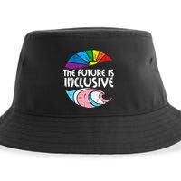 Future Inclusive Tran Pride Lgbt Sustainable Bucket Hat