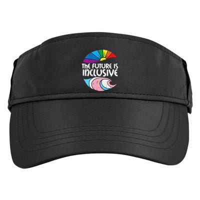 Future Inclusive Tran Pride Lgbt Adult Drive Performance Visor
