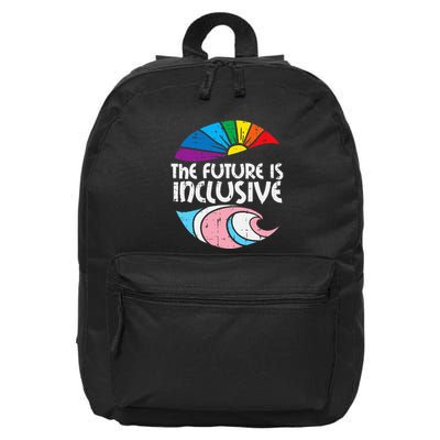 Future Inclusive Tran Pride Lgbt 16 in Basic Backpack