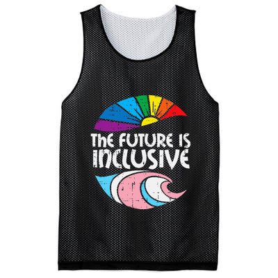 Future Inclusive Tran Pride Lgbt Mesh Reversible Basketball Jersey Tank