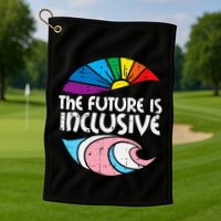 Future Inclusive Tran Pride Lgbt Golf Towel