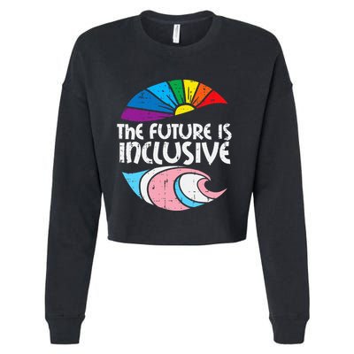 Future Inclusive Tran Pride Lgbt Cropped Pullover Crew