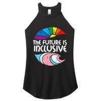 Future Inclusive Tran Pride Lgbt Women's Perfect Tri Rocker Tank
