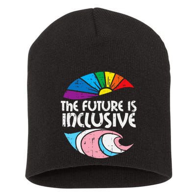 Future Inclusive Tran Pride Lgbt Short Acrylic Beanie