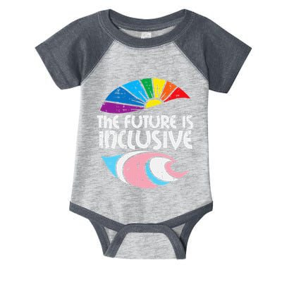Future Inclusive Tran Pride Lgbt Infant Baby Jersey Bodysuit