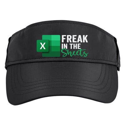 Freak In The Sheets Accountant Funny Spreadsheet Excel Adult Drive Performance Visor