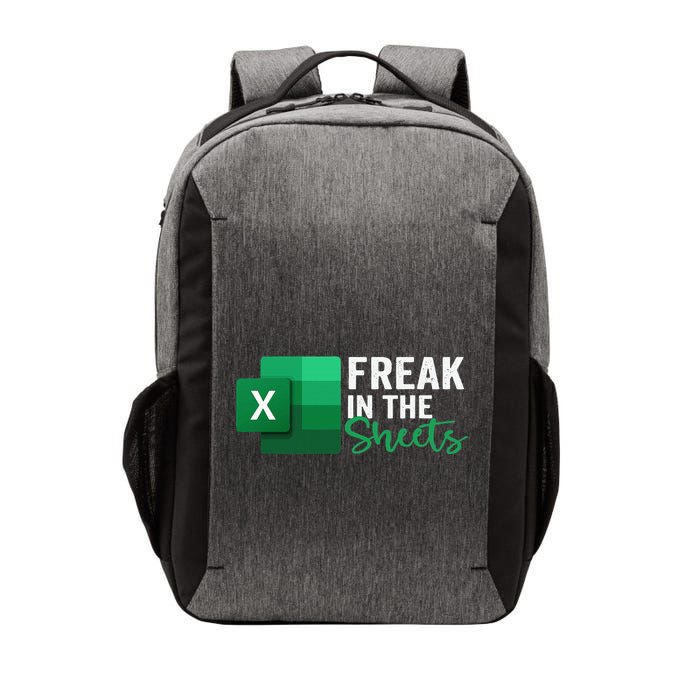 Freak In The Sheets Accountant Funny Spreadsheet Excel Vector Backpack
