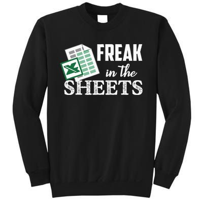 Freak In The Excel Sheets Funny Accountant Sweatshirt