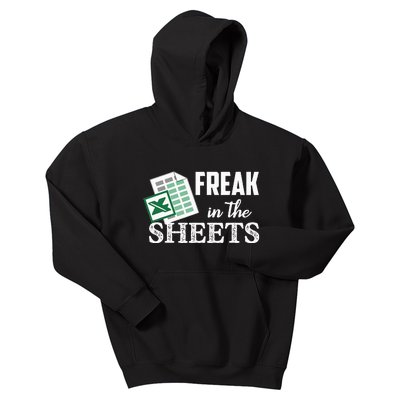 Freak In The Excel Sheets Funny Accountant Kids Hoodie