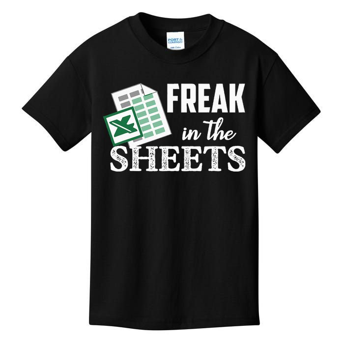 Freak In The Excel Sheets Funny Accountant Kids T-Shirt