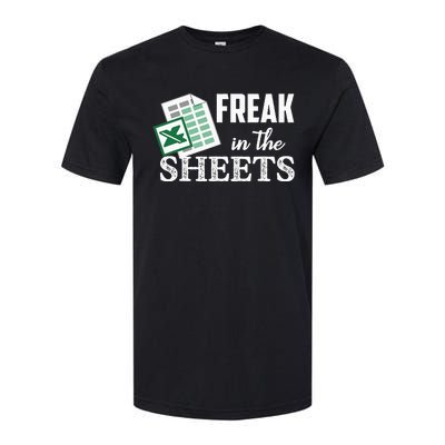 Freak In The Excel Sheets Funny Accountant Softstyle® CVC T-Shirt