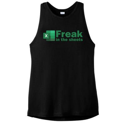 Freak In The Excel Sheets Ladies PosiCharge Tri-Blend Wicking Tank