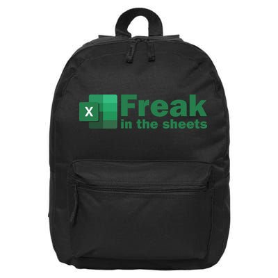 Freak In The Excel Sheets 16 in Basic Backpack