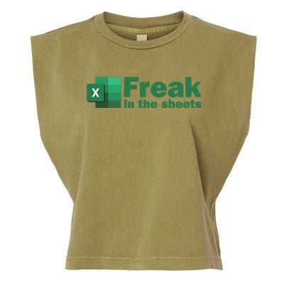 Freak In The Excel Sheets Garment-Dyed Women's Muscle Tee