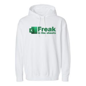 Freak In The Excel Sheets Garment-Dyed Fleece Hoodie