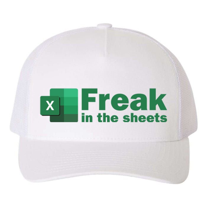 Freak In The Excel Sheets Yupoong Adult 5-Panel Trucker Hat