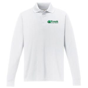 Freak In The Excel Sheets Performance Long Sleeve Polo