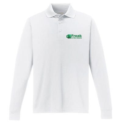 Freak In The Excel Sheets Performance Long Sleeve Polo