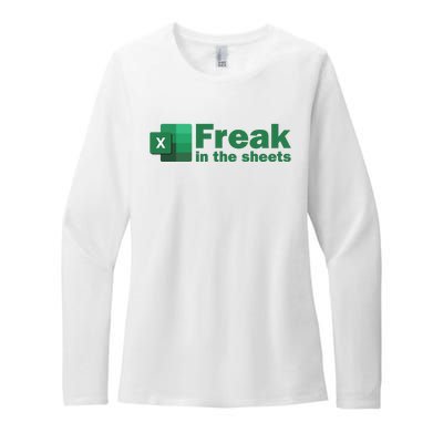 Freak In The Excel Sheets Womens CVC Long Sleeve Shirt