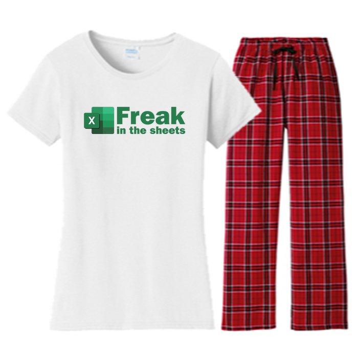 Freak In The Excel Sheets Women's Flannel Pajama Set