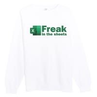 Freak In The Excel Sheets Premium Crewneck Sweatshirt