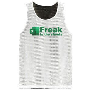 Freak In The Excel Sheets Mesh Reversible Basketball Jersey Tank