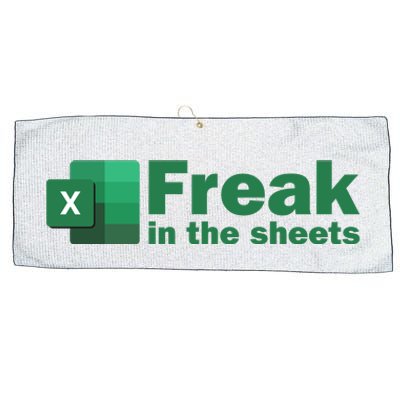 Freak In The Excel Sheets Large Microfiber Waffle Golf Towel