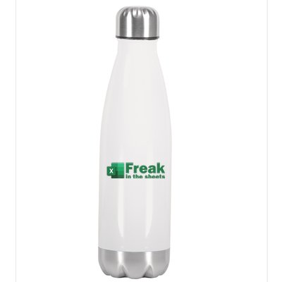 Freak In The Excel Sheets Stainless Steel Insulated Water Bottle