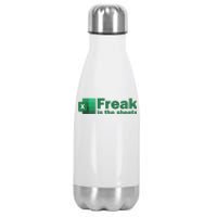 Freak In The Excel Sheets Stainless Steel Insulated Water Bottle