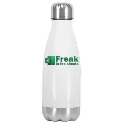 Freak In The Excel Sheets Stainless Steel Insulated Water Bottle