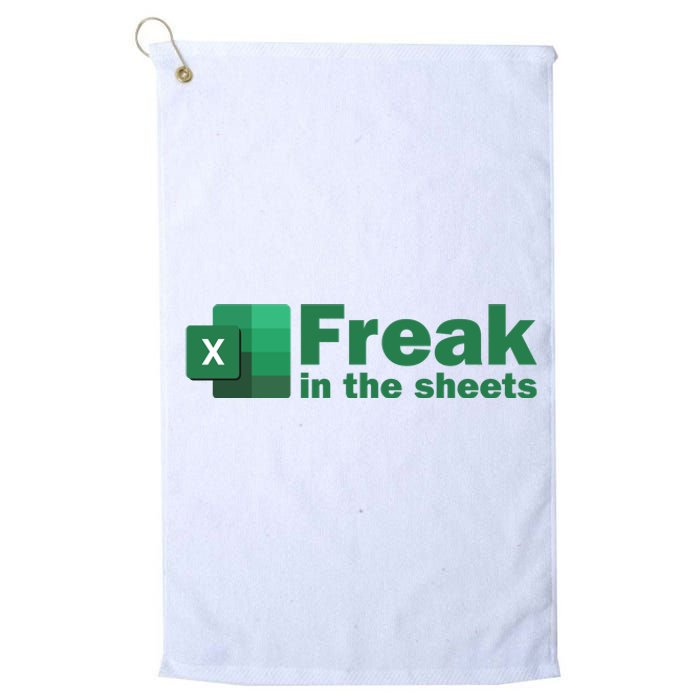 Freak In The Excel Sheets Platinum Collection Golf Towel